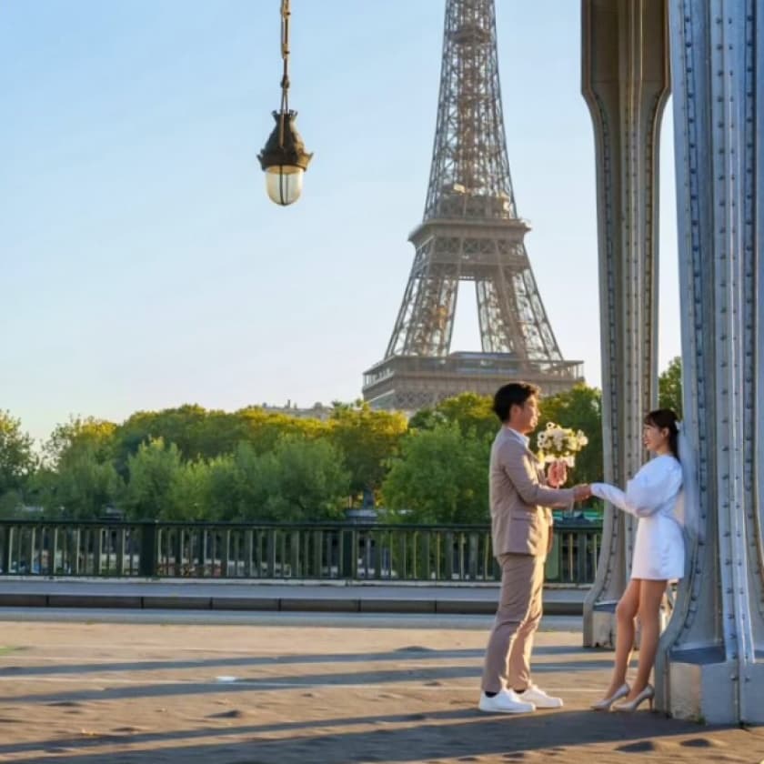 フランス ハネムーンのお客様