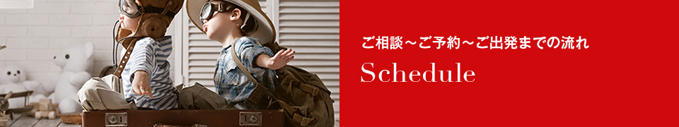 ご相談～ご予約～ご出発までの流れ